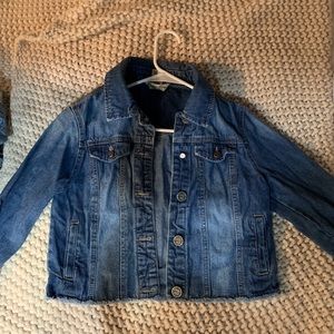 cropped denim jacket